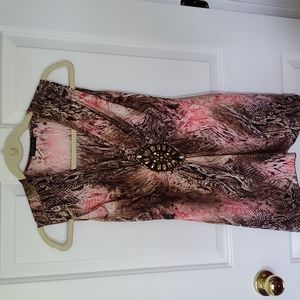 Venus snakeskin print tank top small